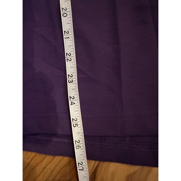 Cadbury Cutter & Buck Size M Polo Shirt NWT Women’s Slim Fit Purple Embroidered‎ - Picture 6 of 10